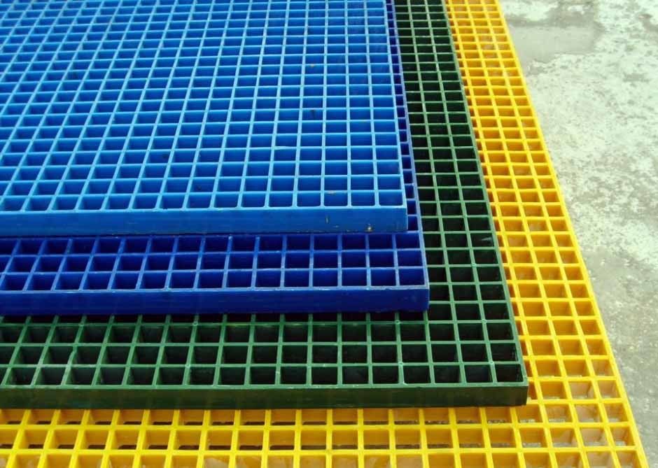 ASTM Fibreglass Reinforced Plastic Gratings FRP Walkway Grating Corrosion Resistance
