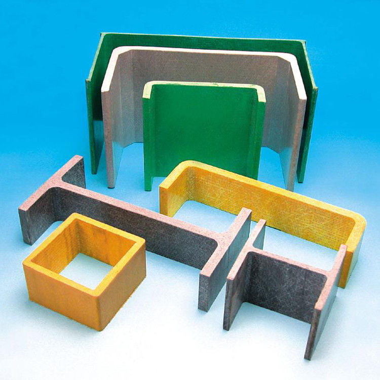 Corrosion Resistance Yellow FRP Structural Profiles Extremel Durability for Easy Install