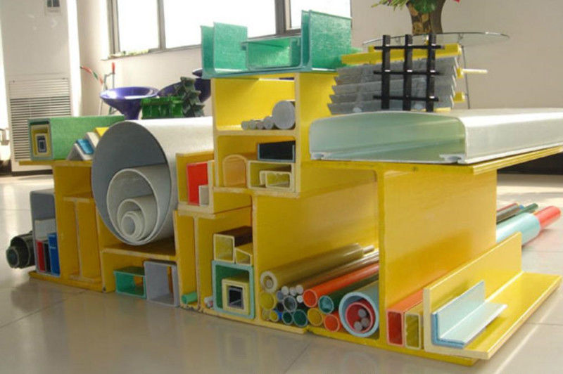 Corrosion Resistance Yellow FRP Structural Profiles Extremel Durability for Easy Install