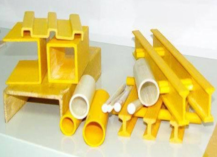 High Strength FRP Pultruded Profiles Non Condutive Customized Width,Color,Size