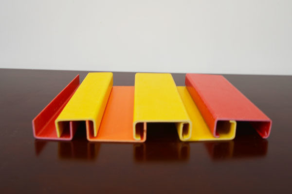 Customized FRP Pultruded Profiles C Shape Excellent Impact Resistance,Multicolor Pultruded Frp C Channels
