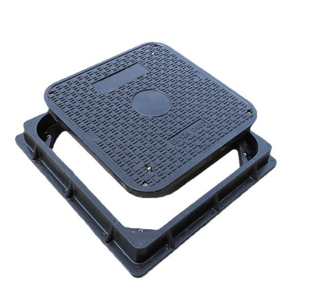 Square Shape 25mm Fiberglass Manhole Cover Standard Size Frp Chamber Cover, Outdoor water drain covers