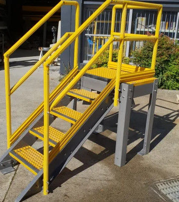 Weather Resistance 36cm Width FRP Handrail System To Make Full Use Of Your Space