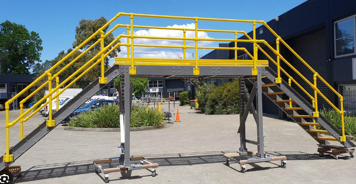 Weather Resistance 36cm Width FRP Handrail System To Make Full Use Of Your Space