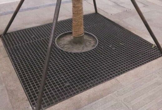 Environment Friendly Tree Roots FRP Grating Panels For Fixing Soil And Reducing Dust