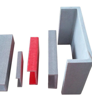 C Shape FRP Pultruded Profiles Customized Height And Lightweight，Corrosion-resistant Material
