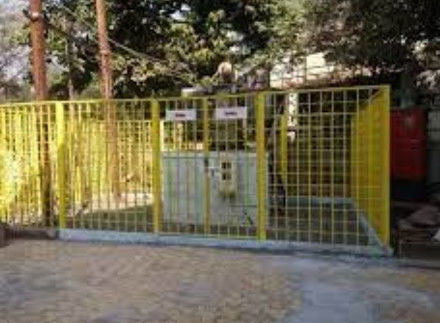 Warning Electricity Grating FRP Fencing Fiberglass Safety Products High Durability