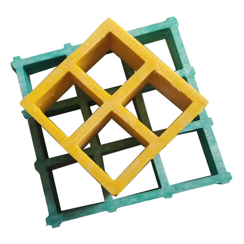 Long Life Fiberglass FRP Car Wash Trench Drain Grating Frp Drainage Grating Floor Panel