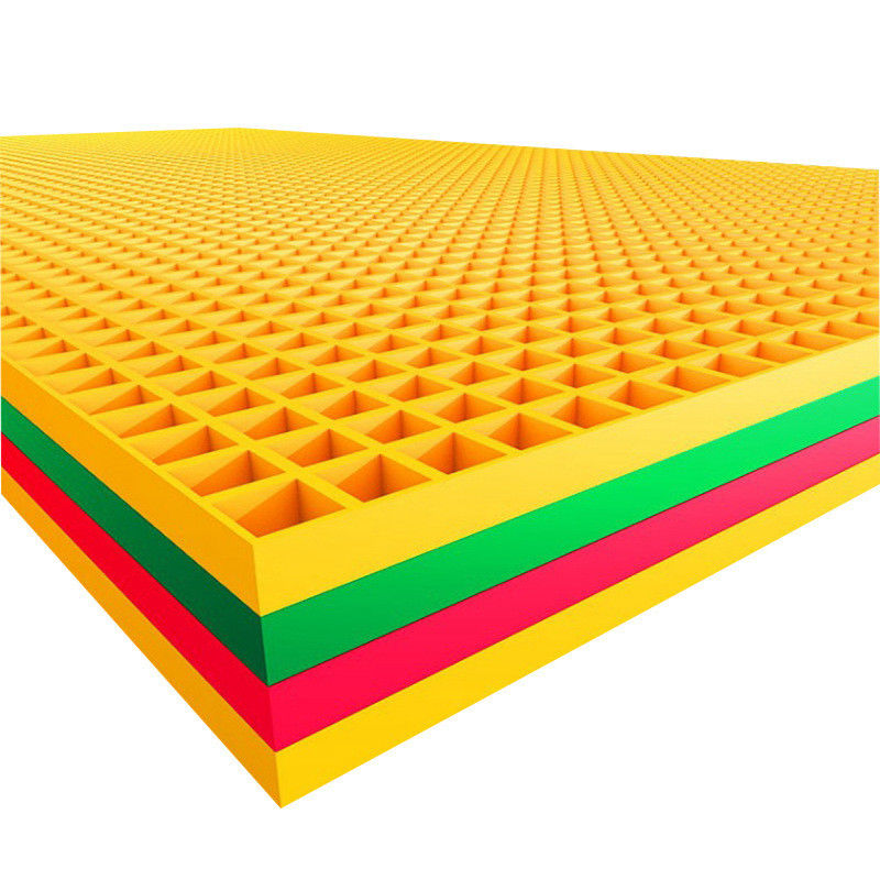 Long Life Fiberglass FRP Car Wash Trench Drain Grating Frp Drainage Grating Floor Panel
