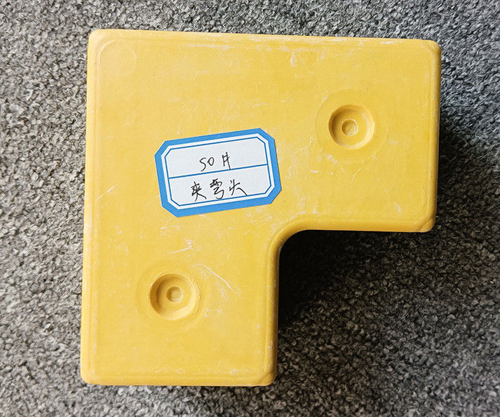FRP Connectors Handrail Fittings Fiberglass Tube Pipe 50mm SMC Two Way Corner FRP Tube Accessaries