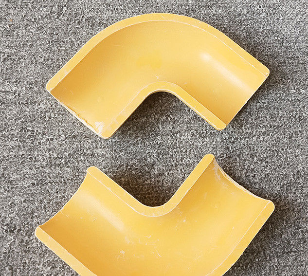High Strength FRP Connectors Handrail Fence Fittings Fiberglass Tee / Pipe Connector Tube Elbow