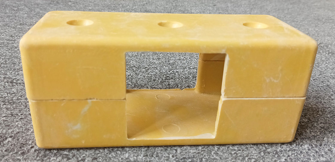 50mm FRP Square Tube Connector Four Way SMC Moulded Accessaries For Construction Usage