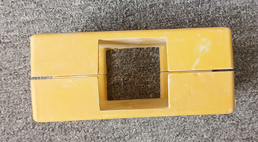 50mm FRP Square Tube Connector Four Way SMC Moulded Accessaries For Construction Usage