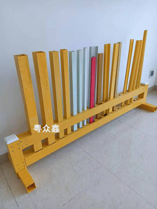 Customized Pultruded Tube For Structure For Building Construction Or Road Projects And Goods Shelf