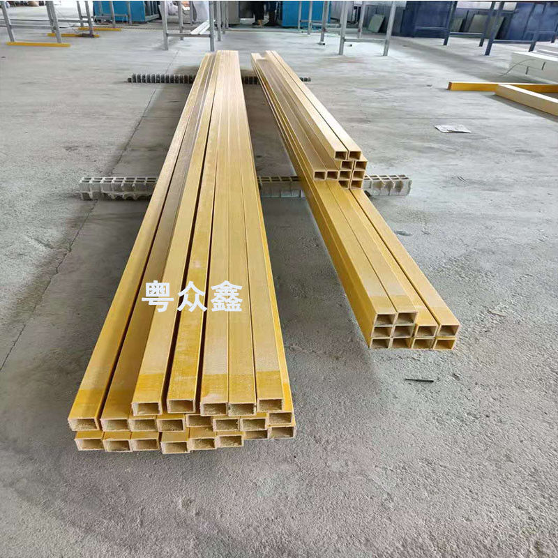 Customized Pultruded Tube For Structure For Building Construction Or Road Projects And Goods Shelf