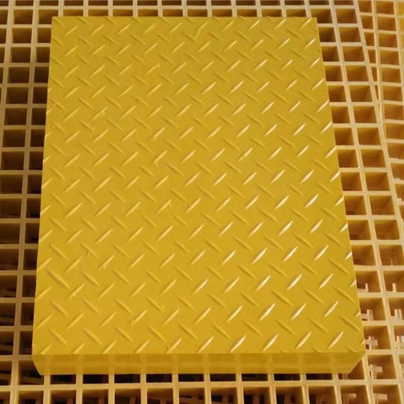 Customized Frp Grating Pattern Cover Plate Frp Grille Plate Sidewalk Grate For Flooring Panels