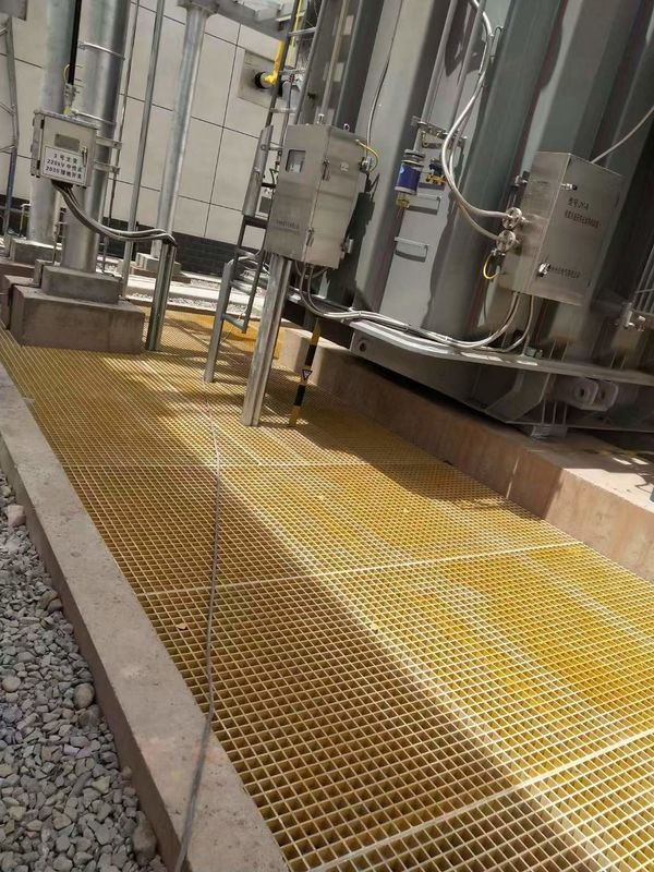 Fish Farm FRP Grating Walkway or Platform Can Be Customized For Size And Color