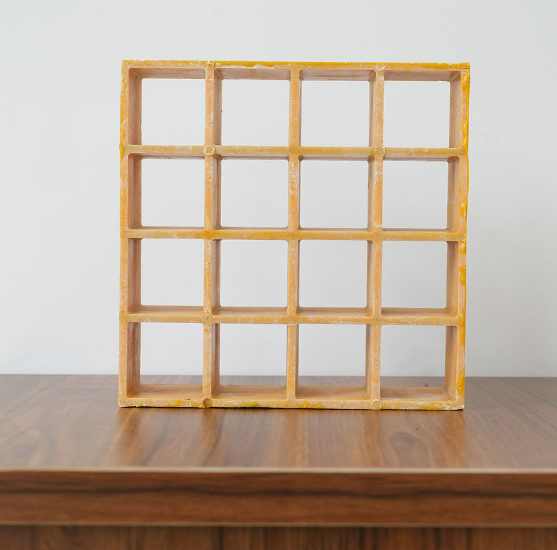 FRP Grating Used In Platform Or Walway In 38*38*38mm With Customized Color And Size
