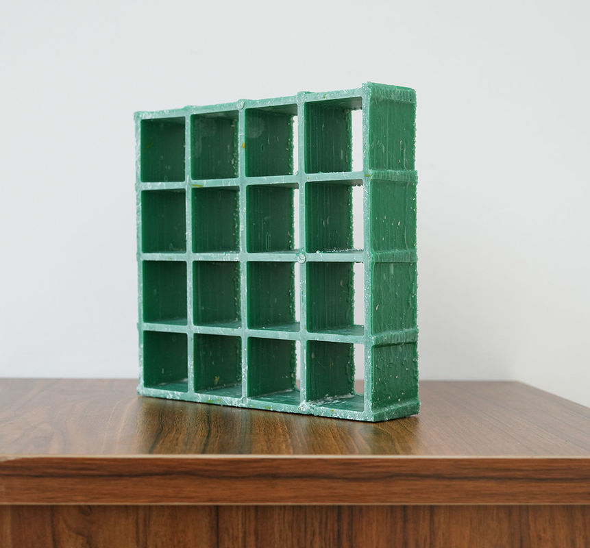 Green FRP Grating For Platform Or Walkway Use And Customized Size And Color